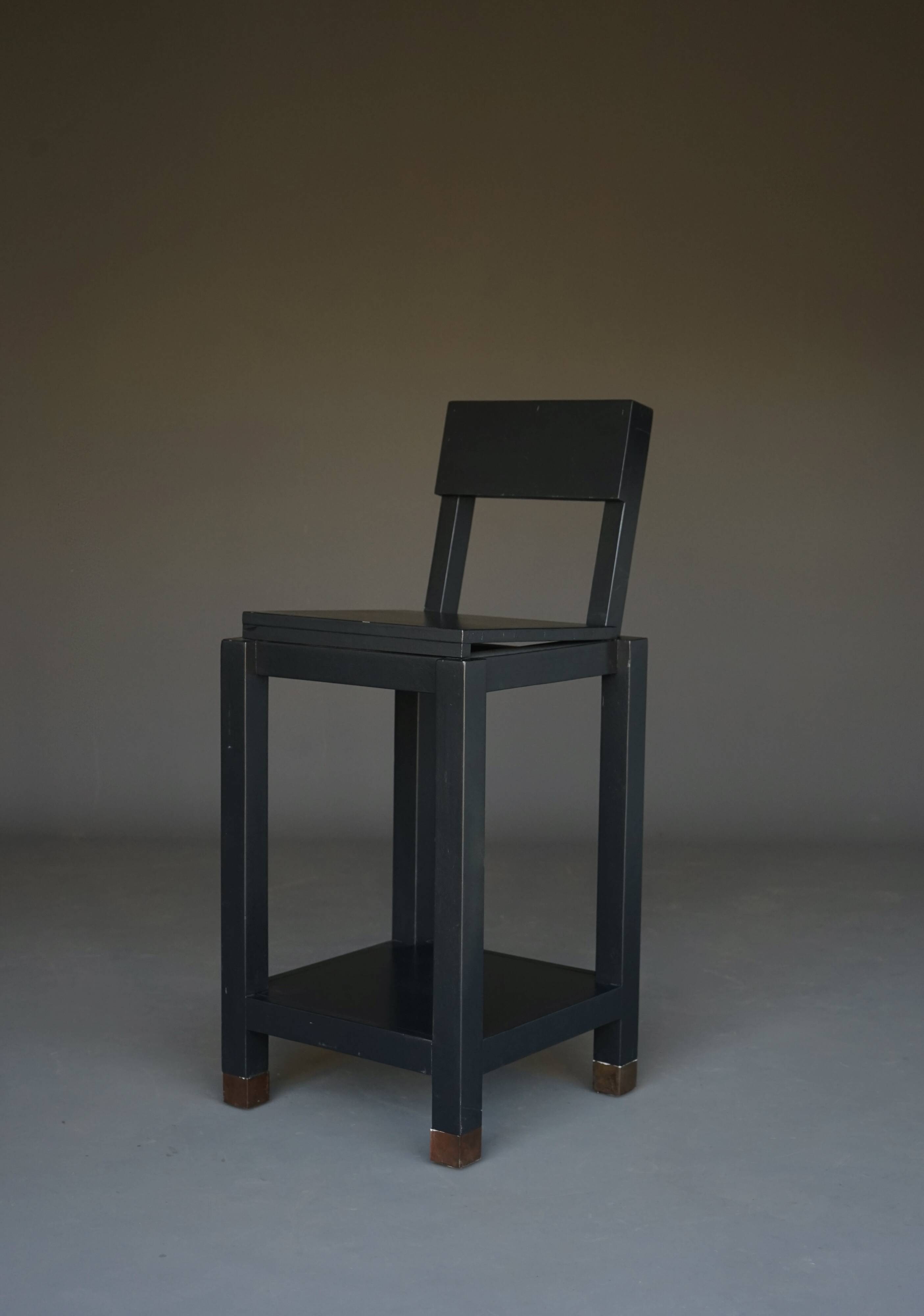 Tabouret haut de Pepijn Fabius Clovid, années 2020.