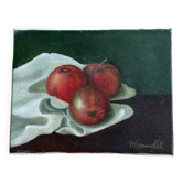 Nature morte signée