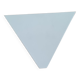 Pair of triangular lacquered metal sconces