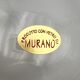 Murano glass 70s vase - mid century modern decor - vintage fume glass made in italy