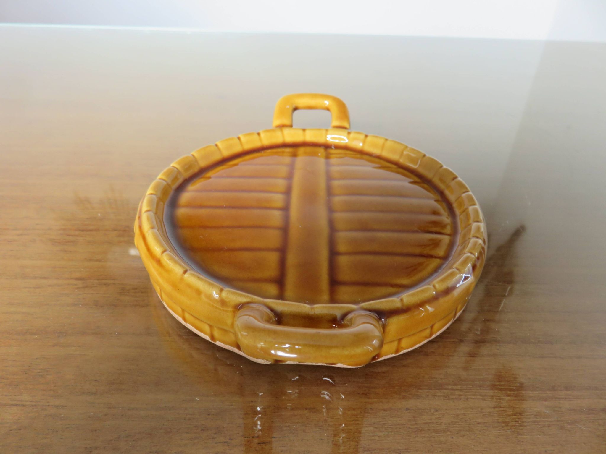 Albert Ferlay Vallauris ceramic bottle coaster 50s 60s