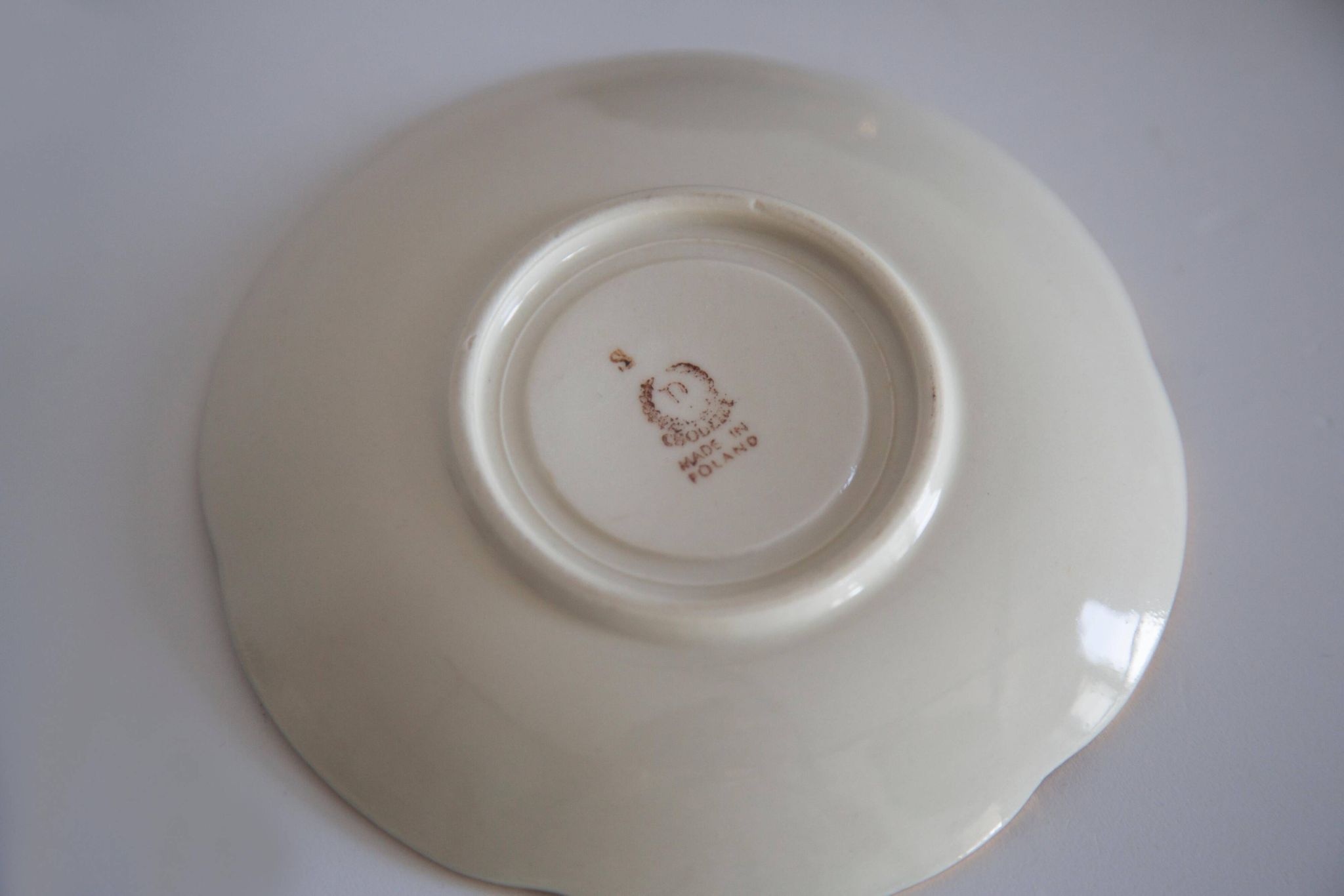 Painted porcelain tea and coffee service, mid-20th century, Poland, 1960.