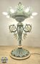 Unique Cast iron Victorian floor lamp art nouveau (converted gas light)