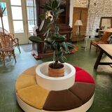 1970s garden bench made by Roche Bobois in Formica