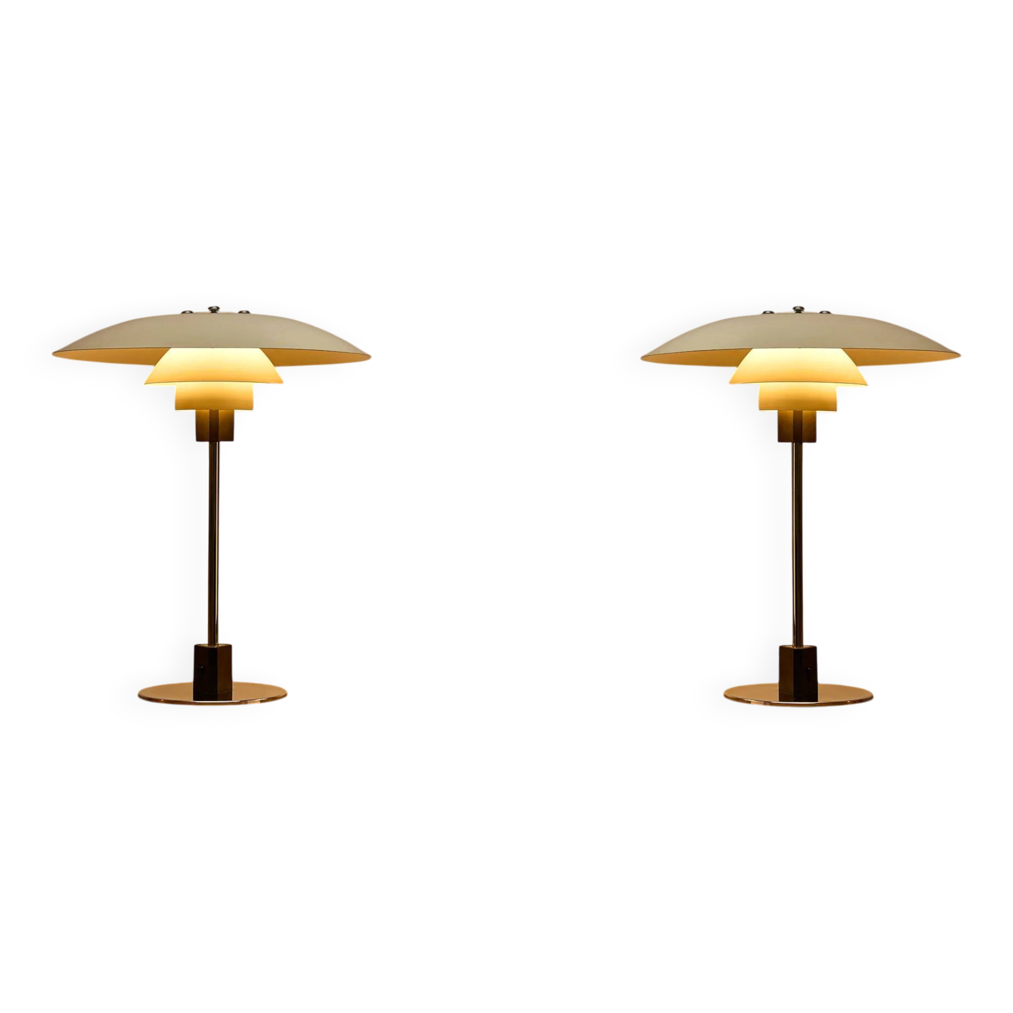Set of 2 PH 4/3 table lamps - produced by Louis Poulsen