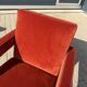 2x Cassina Utrecht chair in terracotta (rust brown) velvet in new condition!