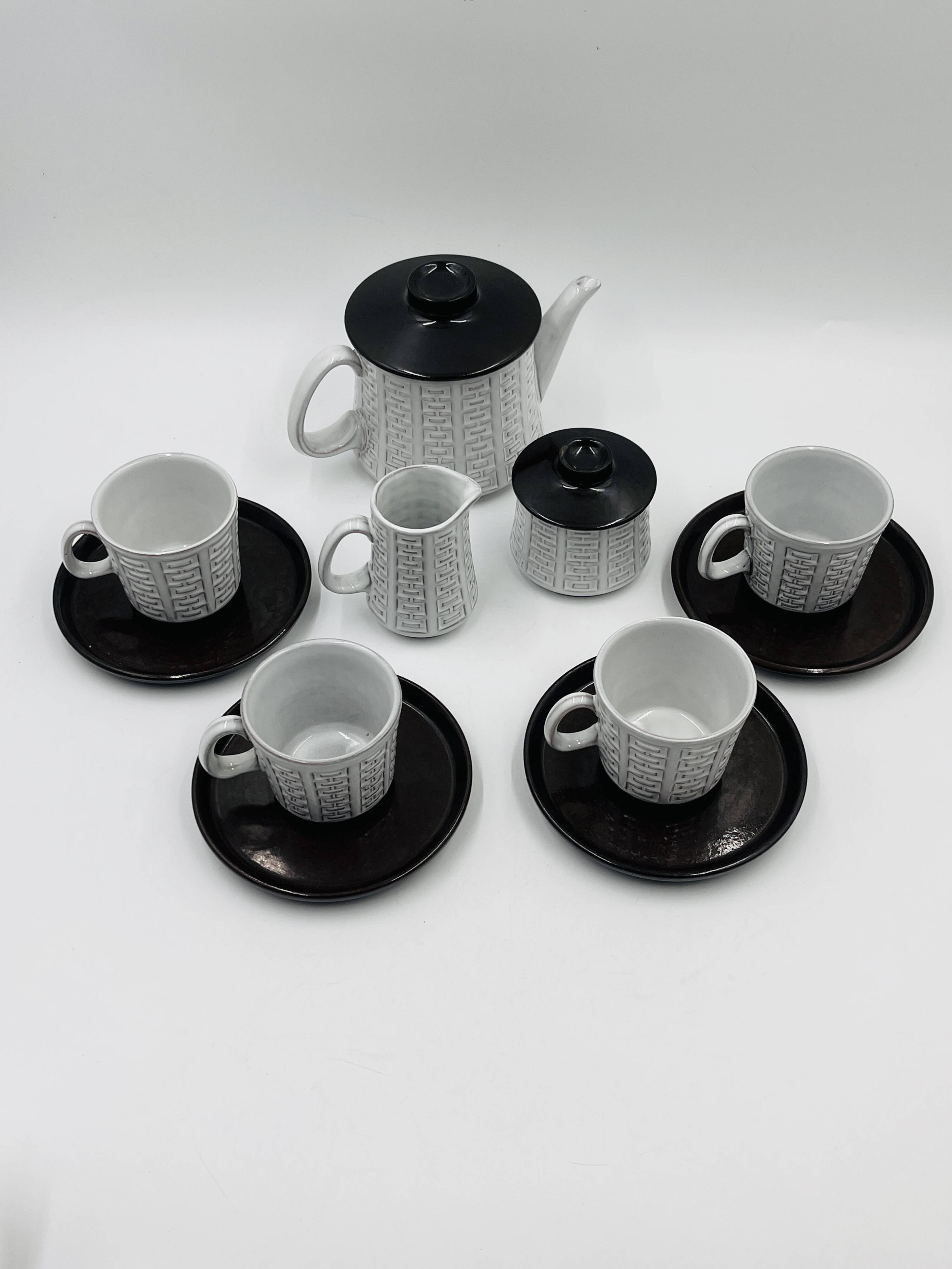 Ceramano Epsilon tea service by Karl Leutner