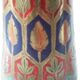 Vase laiton gravé