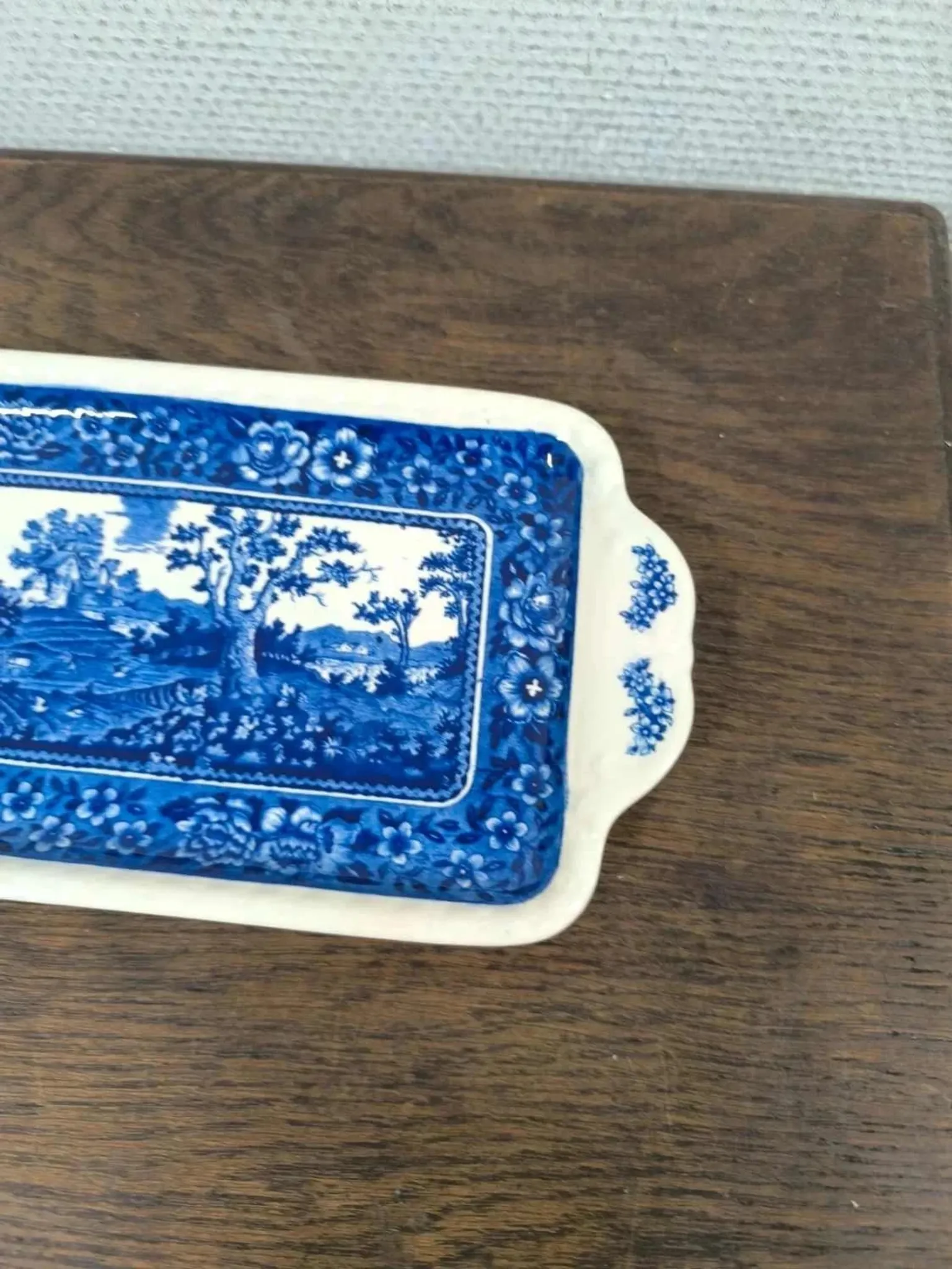 Rectangular cake dish Villeroy and Boch Rusticana blue