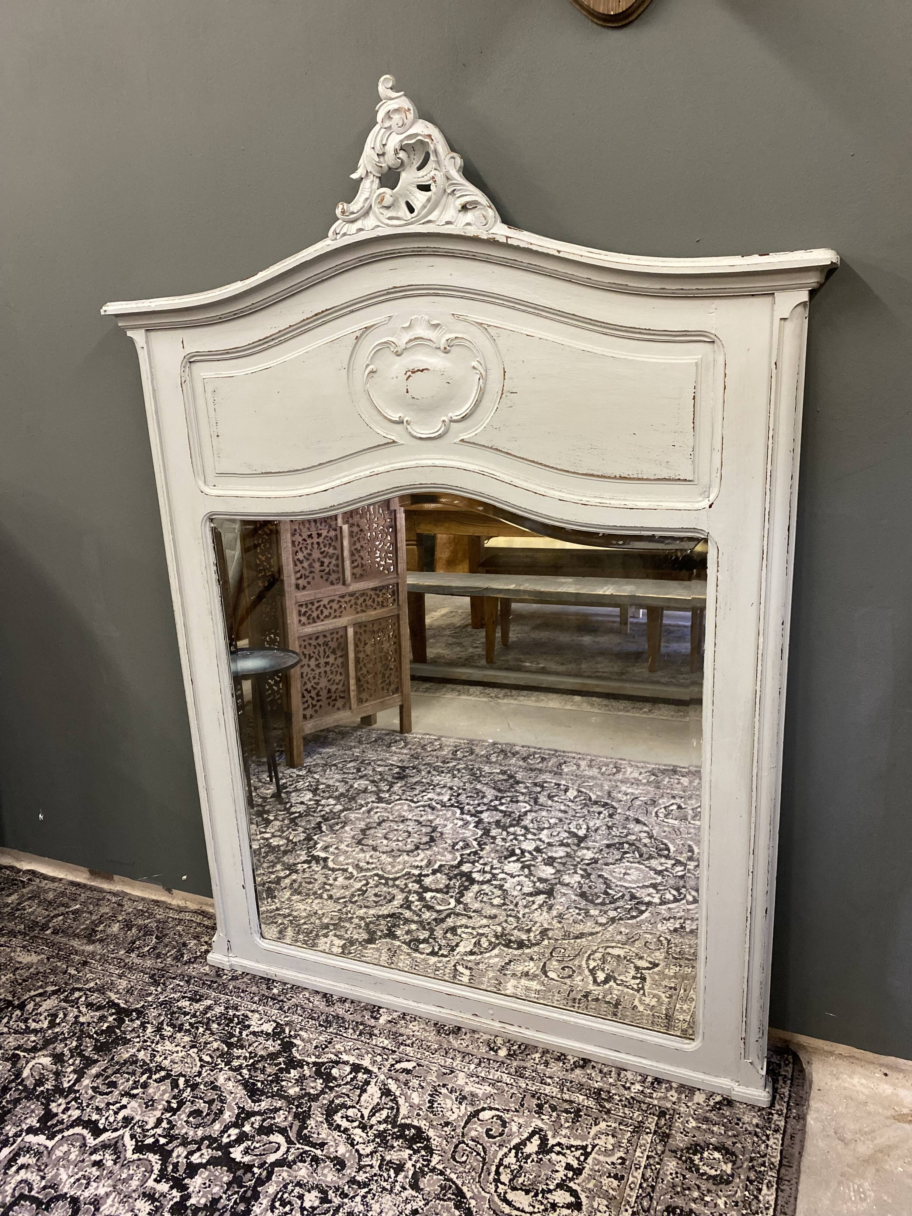 Miroir de cheminée en bois 124x174cm