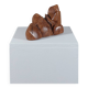 Handcrafted vintage organic-shaped marble sculpture