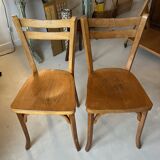 Lot de 2 chaises en bois