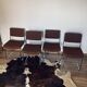 Ensemble de 4 chaises vintage