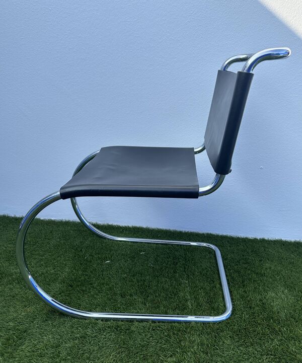 Paire de chaises MR 10 avec lacets Mies Van der Rohe, Knoll International