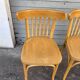 (Lot) 4 Bistro Chairs Light Oak