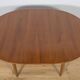 Mid-Century Round Extendable Dining Table and Chairs from McIntosh, 1960s, Set of 5