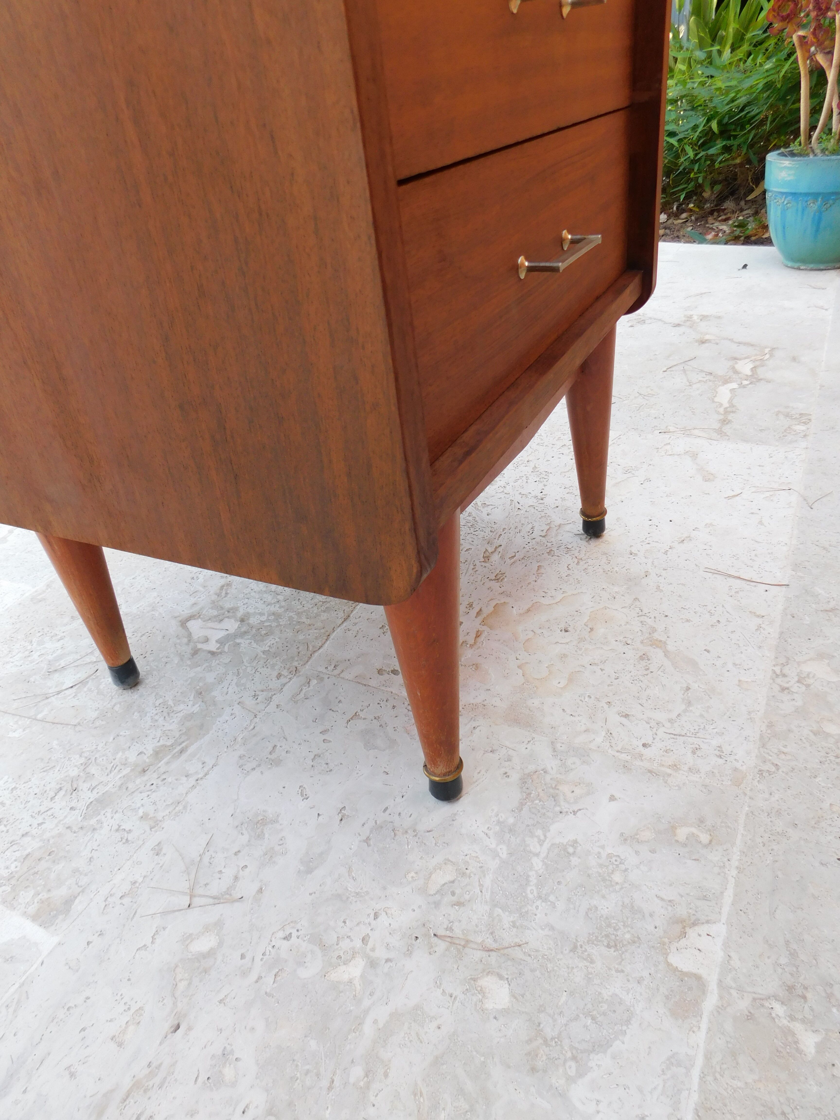 Vintage teak  chest of drawers