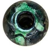 Vase Ada LOUMANI en verre soufflé dans les tons verts