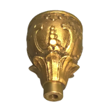 Room bougeoir with floral decoration and wreaths - restoration style - Golden Bronze - late 19th century