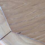 Vintage round coffee table design Maison Regain style 1970s