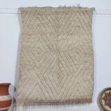 Handmade Moroccan Berber rug 155 X 124 CM