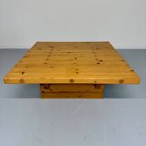 Pine coffee table "Kvadrat" design Wilhelmsson Andersson and Söner