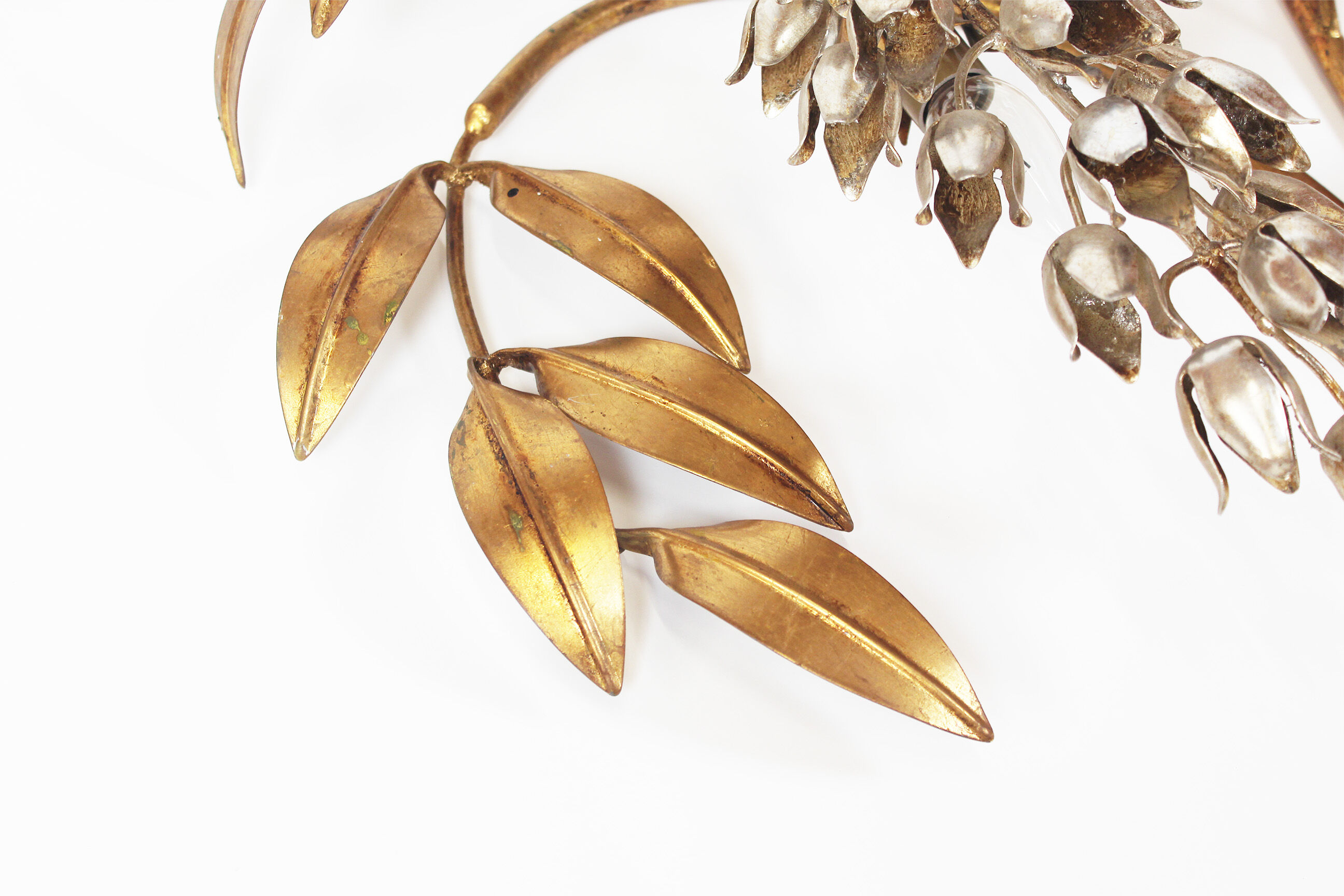 Wisteria sconce by Hans Kögl