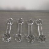 4 glass knife rests