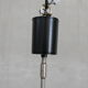 Two tone glass pendant light