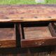 Buffet vintage en bois massif