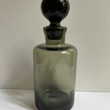 Smoked glass carafe bottle