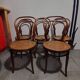 Set of 5 bentwood bistro chairs in THONET style no. 14