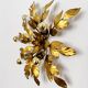 Floral Hollywood Regency Wall or Ceiling Lamp