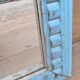Antique Art Deco mirror in Burmese teak.