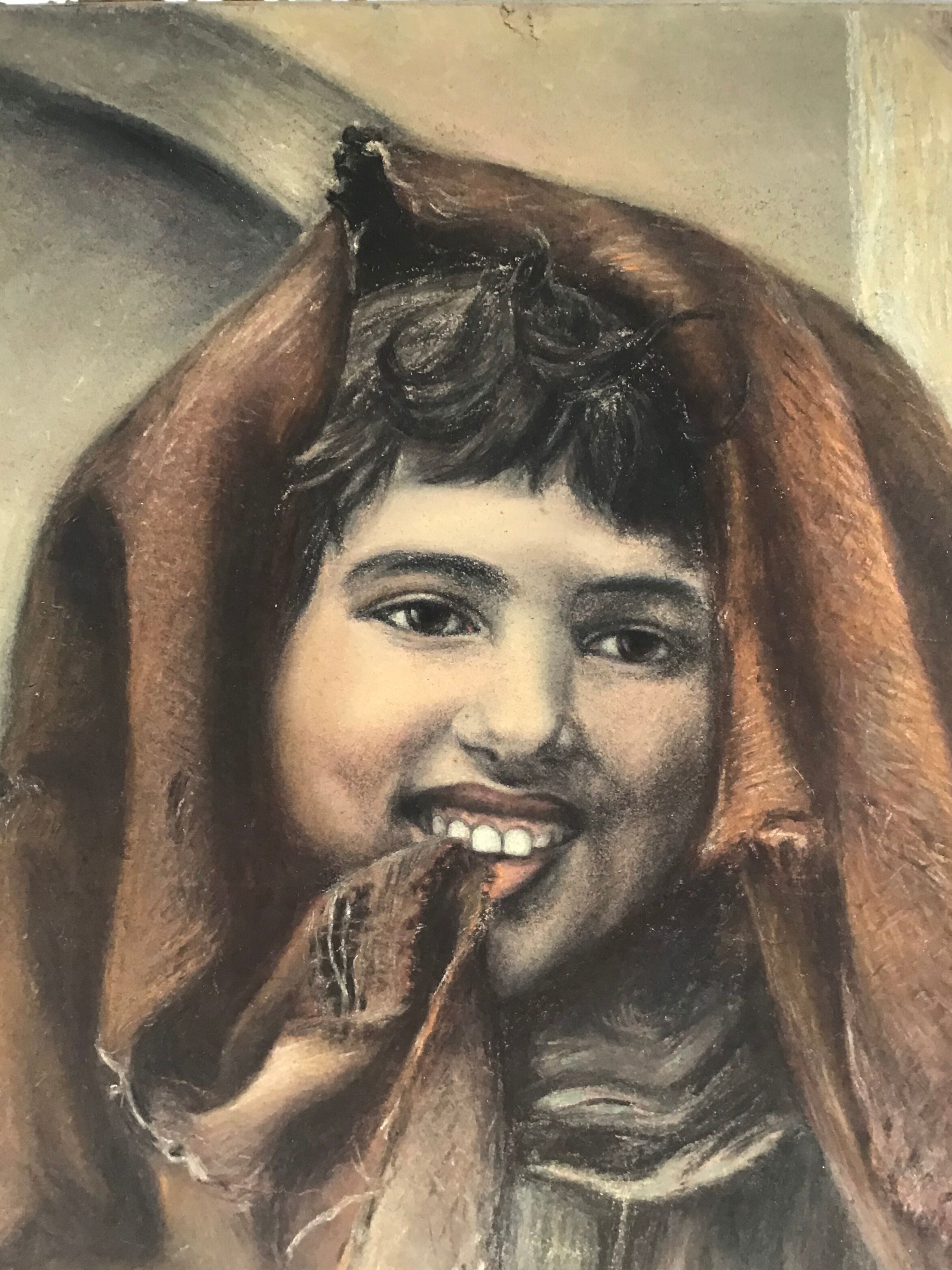 Portrait of a girl signed J Reux JJ