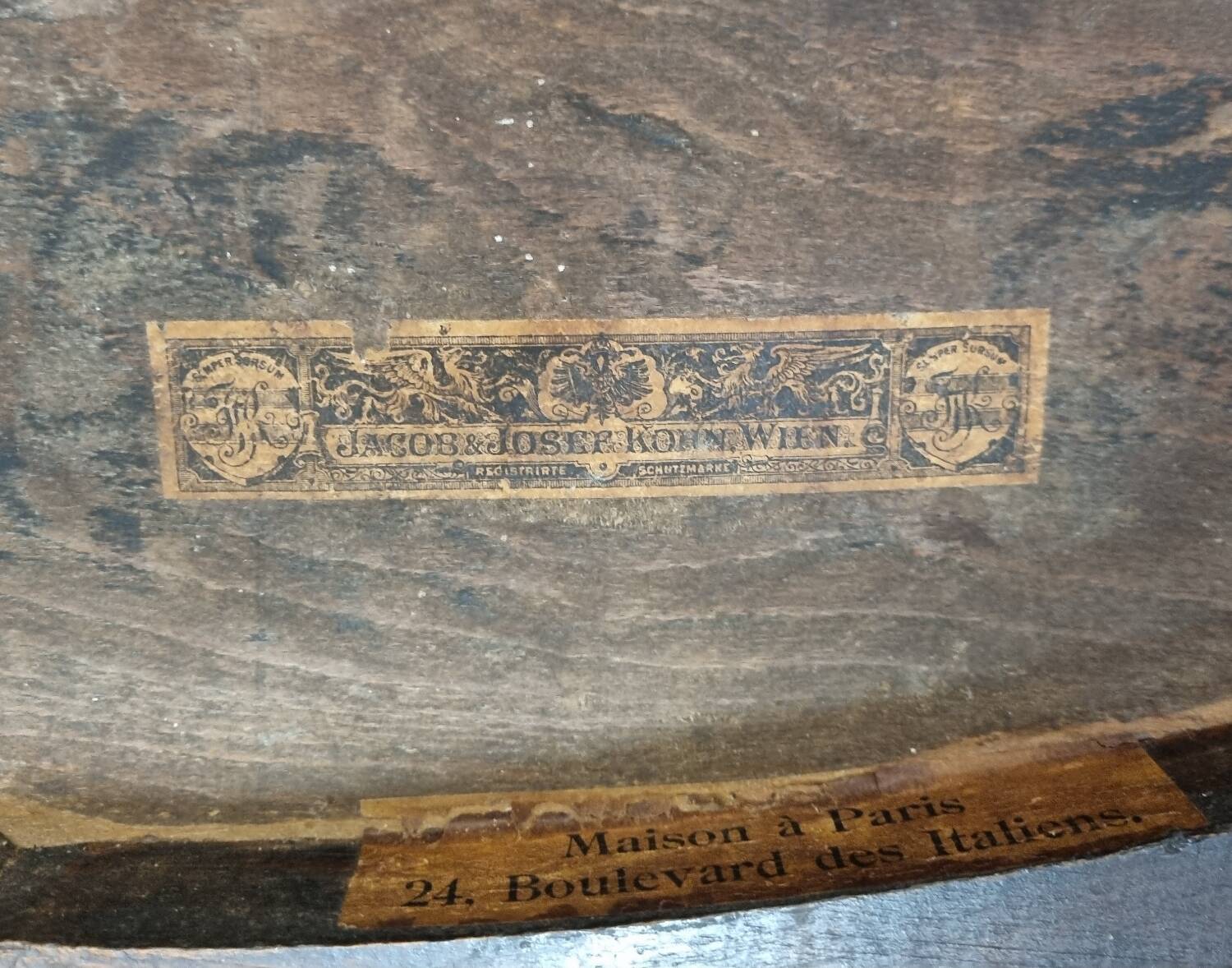 Chaise N°67 de j.Kohn, Autriche, fin 19ème