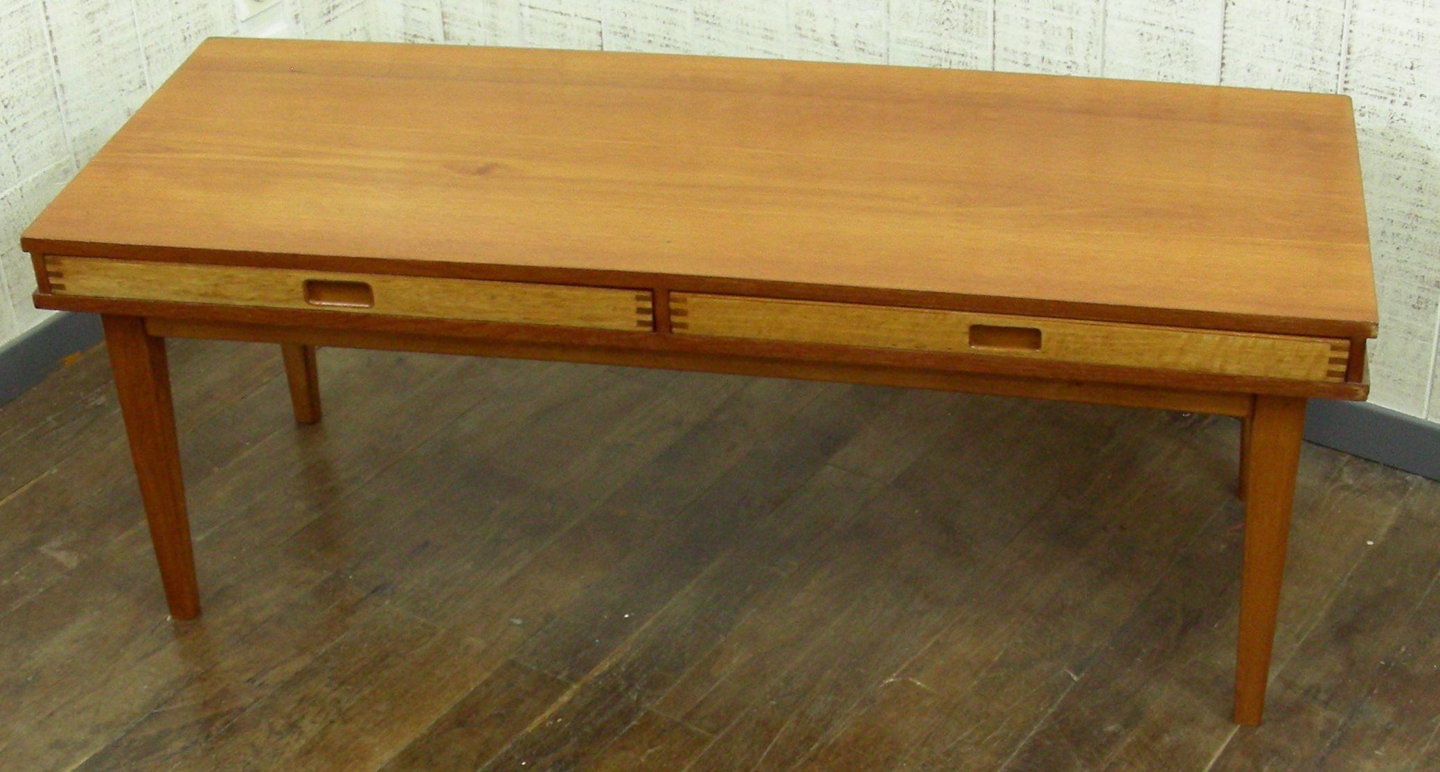 table low convertible pull-out vintage 1960