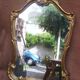 Louis XV-style golden mirror