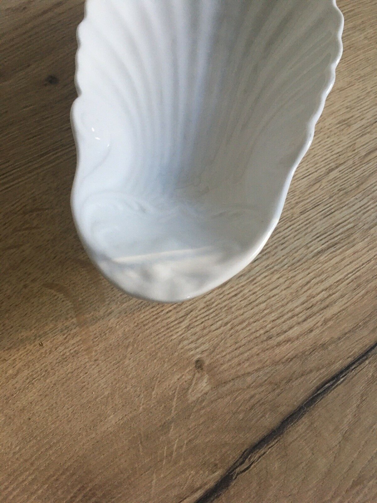 Empty pocket in Porcelain Limoges vintage shell 70's