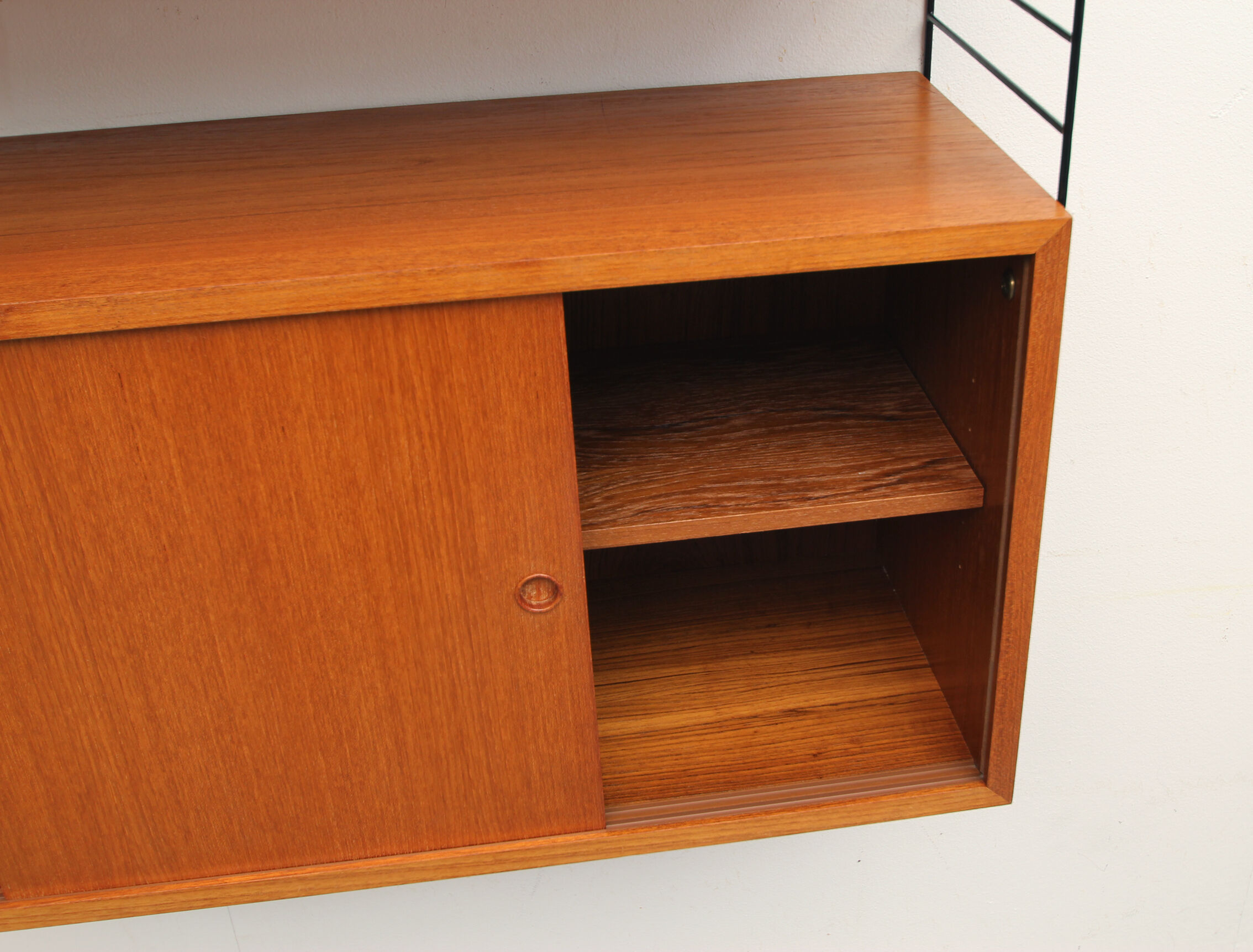 60s string wall unit in teak