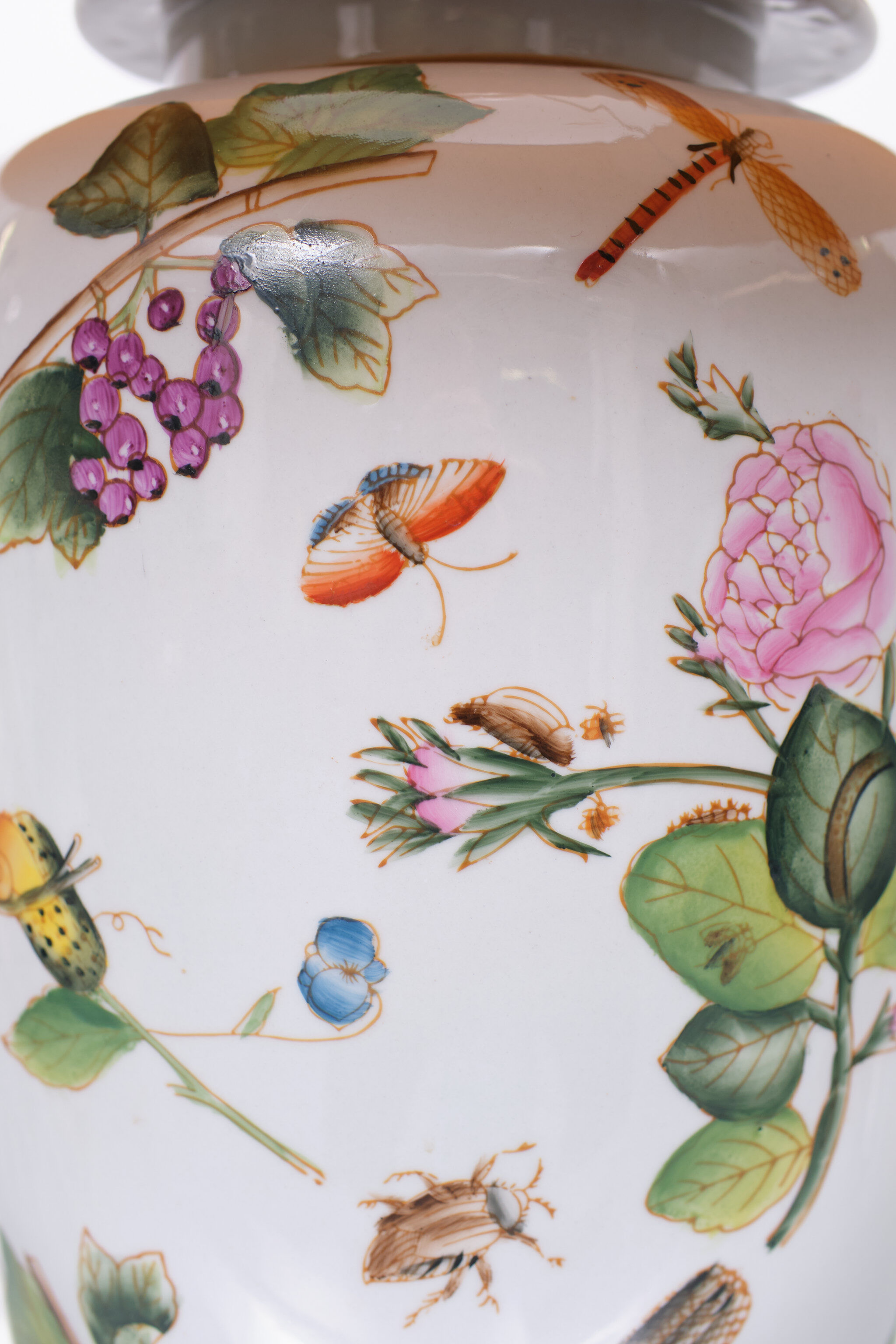 Classic hand-painted table lamp, germany