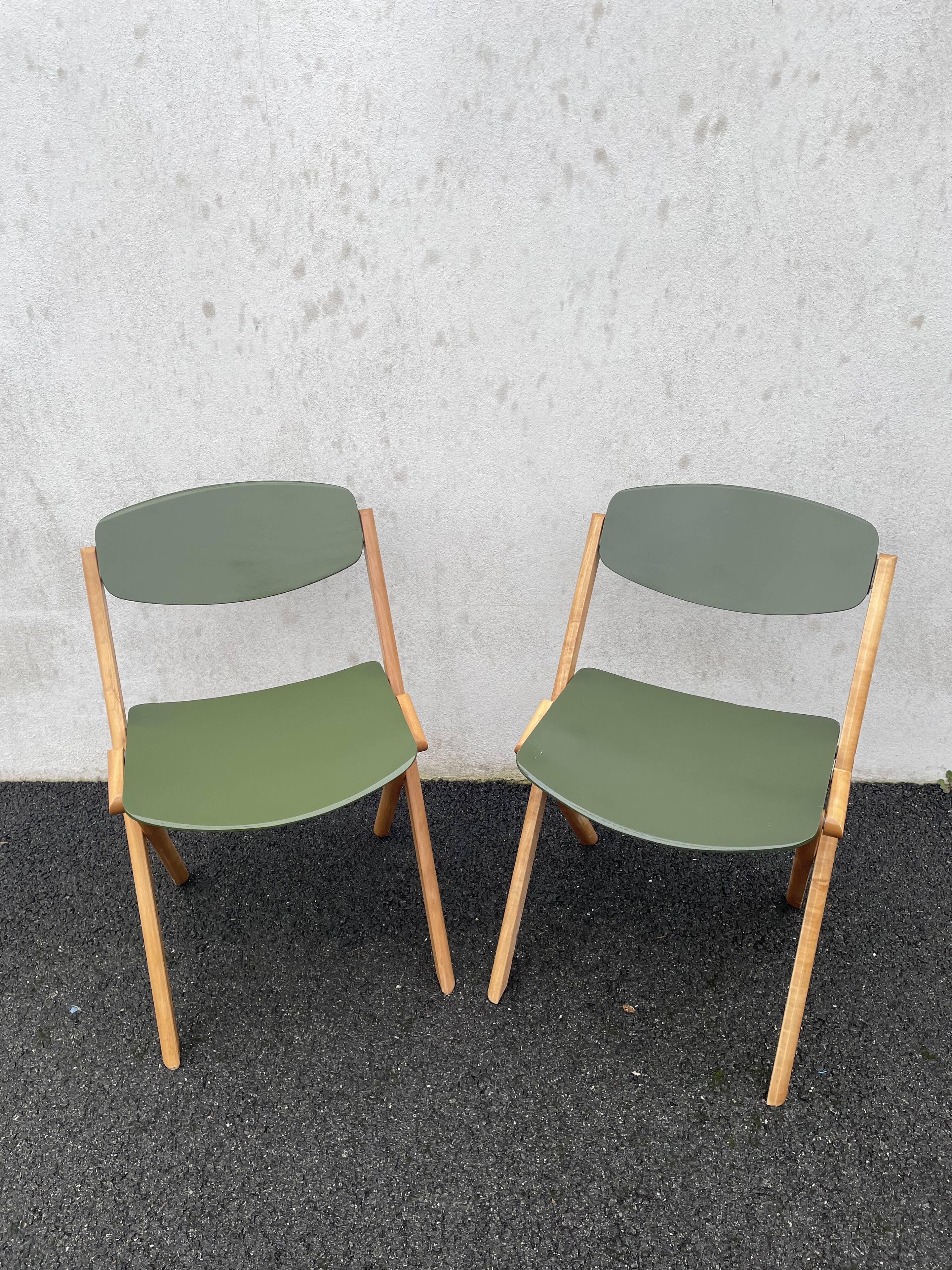 Jean-claude duboys folding chairs from the 80s