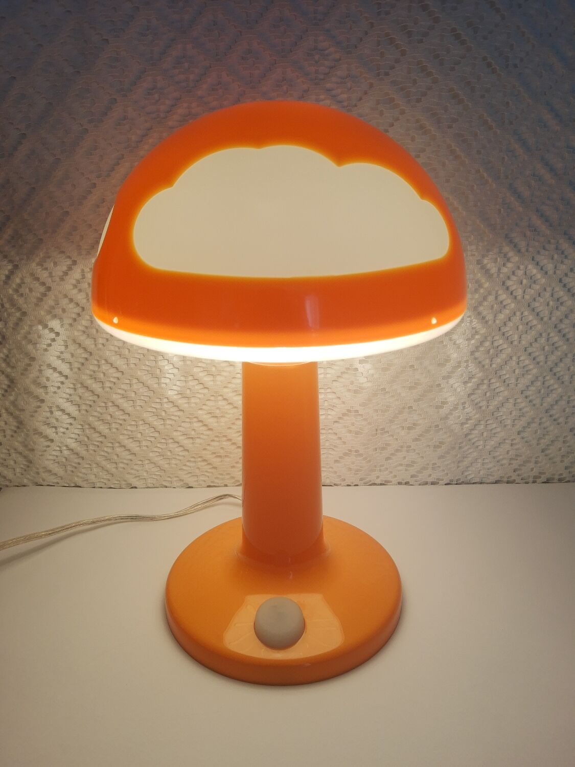 IKEA Skojig vintage orange cloud lamp