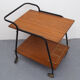 Bar trolley in wooden formica, 1960