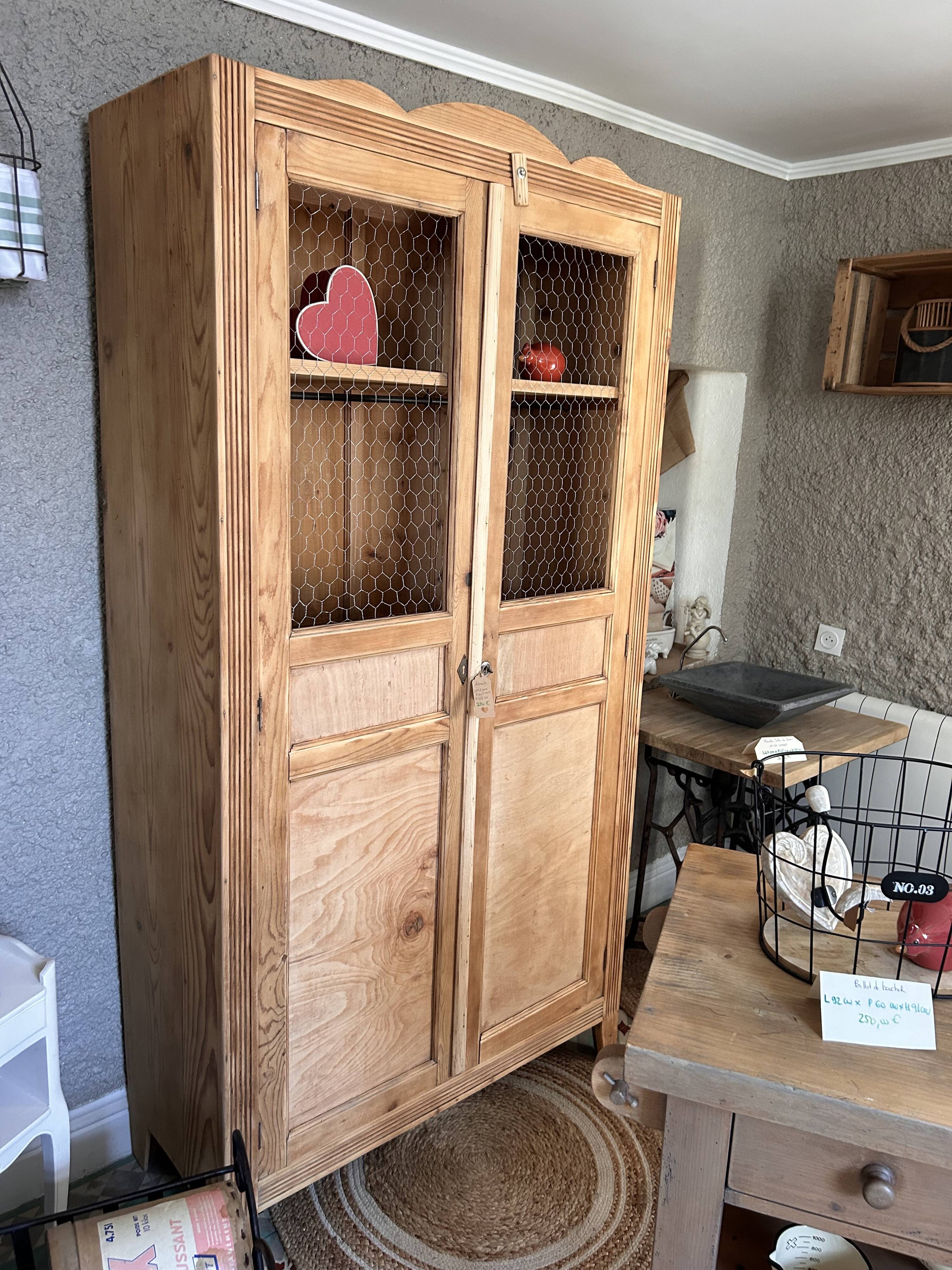 Renovated wooden wardrobe