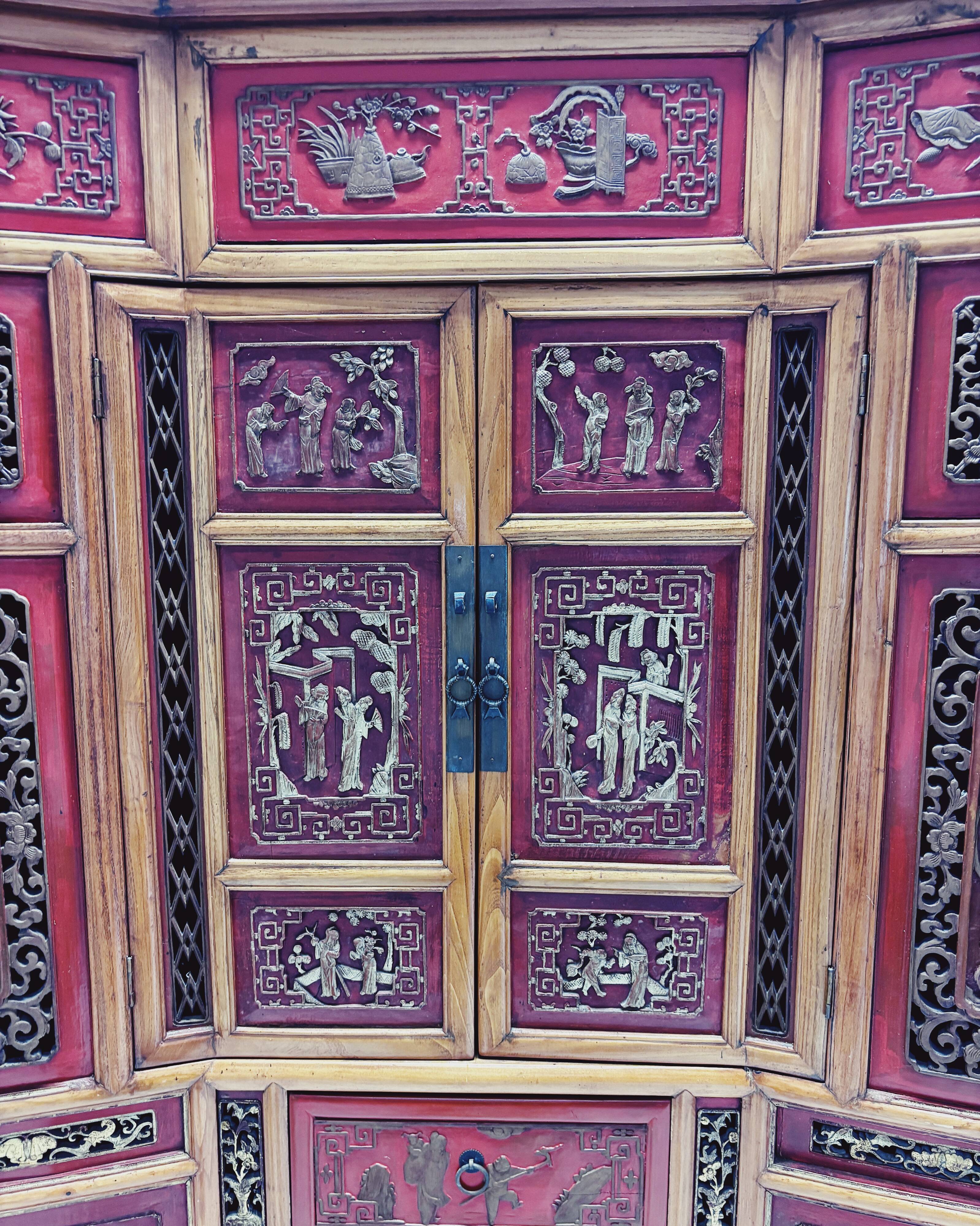 Cabinet de mariage chinois ancien