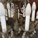 Grand antique French chandelier, 18 lights.