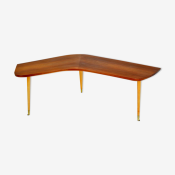 Table basse «boomerang » forme libre datant des années 60