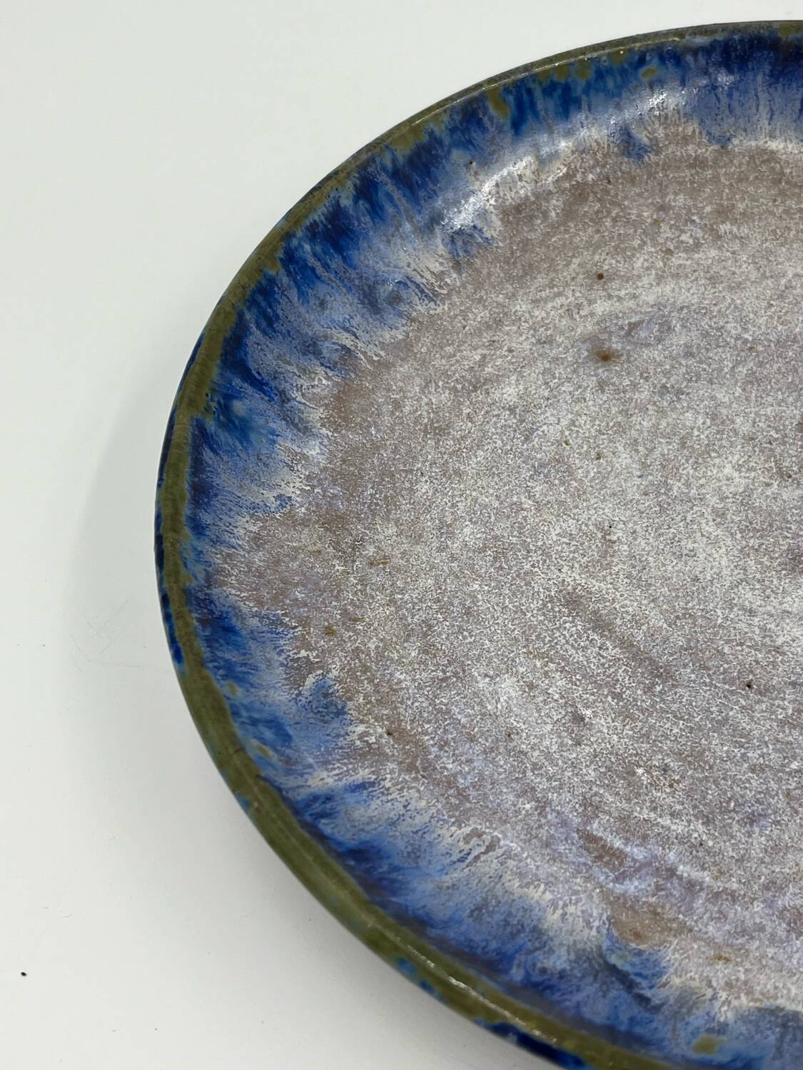 Set of 2 earthenware soup plates