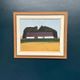 Original Swedish Oil on Canvas – "Farm" by Eric Julius – Signed – Vintage & Framed – 61 × 53 cm (24" × 20.9")